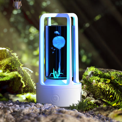 2-in-1-Touch-Nachtlampe und Bluetooth-Lautsprecher: Kreative Audio-Geschenkidee aus Acrylkristall