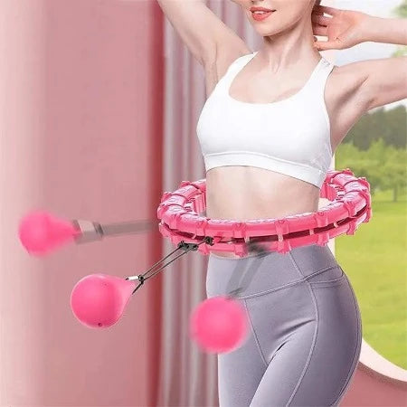 Adjustable fitness hoop