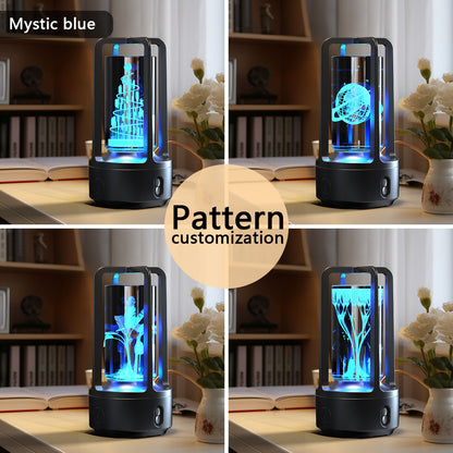 2-in-1-Touch-Nachtlampe und Bluetooth-Lautsprecher: Kreative Audio-Geschenkidee aus Acrylkristall