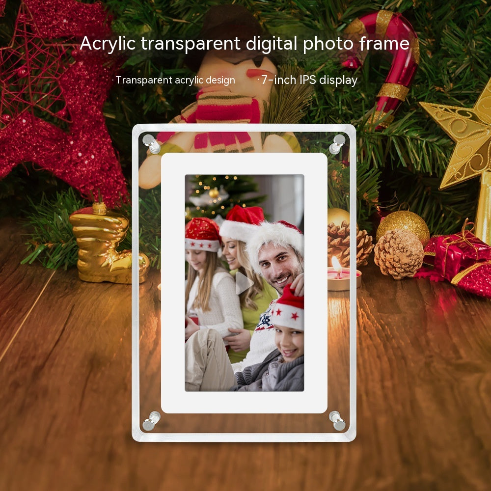 5-inch Transparent Fashion Digital Electronic Photo Album Video Advisement Player Business Gift Photo Frame